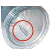 Quarzglas für Edelstahl Power UVC T5 40/75 Watt mit PIN