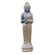 Buddha 190 cm - Rad der Lehre