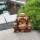 Figur Happy Buddha Holz 18 cm