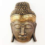 Buddha goldene Wandmaske 30 cm